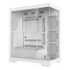 DeepCool CG580 WH R-CG580-WHNDA0-G-1 caja de PC Mid Tower, ATX/micro-ATX/Mini-ITX, 2x cristal templado, compatible con ventiladores de 120/140 mm, 2x bahías de 3,5 pulgadas + 3x bahías de 2,5 pulgadas, sin fuente de alimentación, blanca