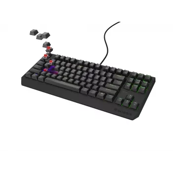 Teclado GENESIS Thor 230 TKL gaming USB + RF Wireless + Bluetooth QWERTY negro