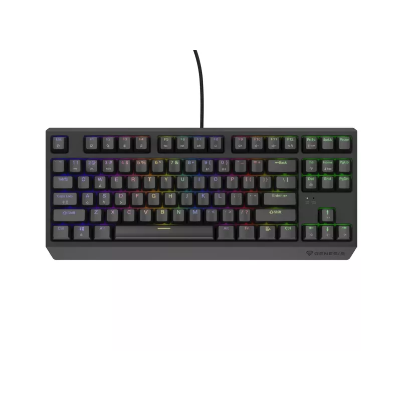 Genesis Thor 230 TKL teclado mecánico gaming con cable, US, negro, Outemu Red