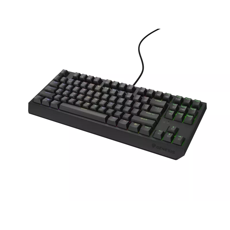 Genesis Thor 230 TKL teclado mecánico gaming con cable, US, negro, Outemu Red