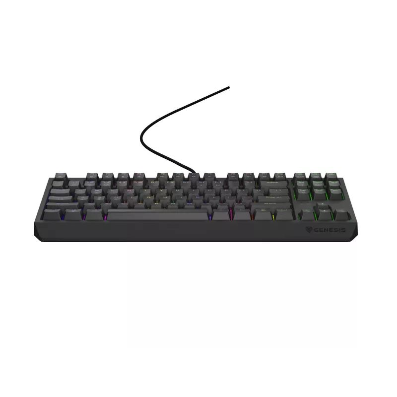 Genesis Thor 230 TKL teclado mecánico gaming con cable, US, negro, Outemu Red