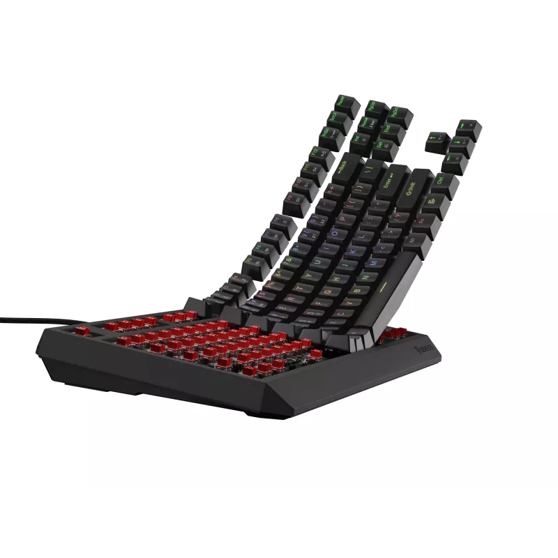 Genesis Thor 230 TKL teclado mecánico gaming con cable, US, negro, Outemu Red