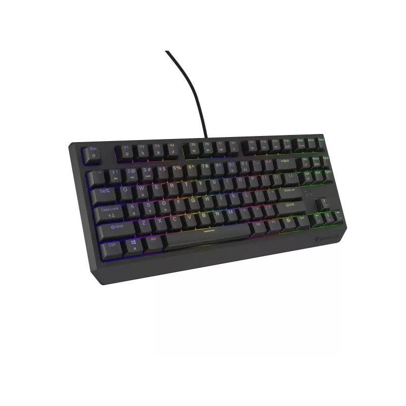 Genesis Thor 230 TKL teclado mecánico gaming con cable, US, negro, Outemu Red