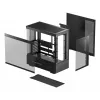DeepCool CH690 Digital R-CH690-BKNNA0D-G-1 caja de PC Mid Tower, ATX/micro-ATX/Mini-ITX, 2x cristal templado, 1x bahía de 3,5 pulgadas + 3x bahías de 2,5 pulgadas, 8 ranuras de expansión, sin fuente de alimentación, negra