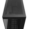 DeepCool CH690 Digital R-CH690-BKNNA0D-G-1 caja de PC Mid Tower, ATX/micro-ATX/Mini-ITX, 2x cristal templado, 1x bahía de 3,5 pulgadas + 3x bahías de 2,5 pulgadas, 8 ranuras de expansión, sin fuente de alimentación, negra