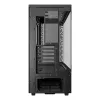 DeepCool CH690 Digital R-CH690-BKNNA0D-G-1 caja de PC Mid Tower, ATX/micro-ATX/Mini-ITX, 2x cristal templado, 1x bahía de 3,5 pulgadas + 3x bahías de 2,5 pulgadas, 8 ranuras de expansión, sin fuente de alimentación, negra