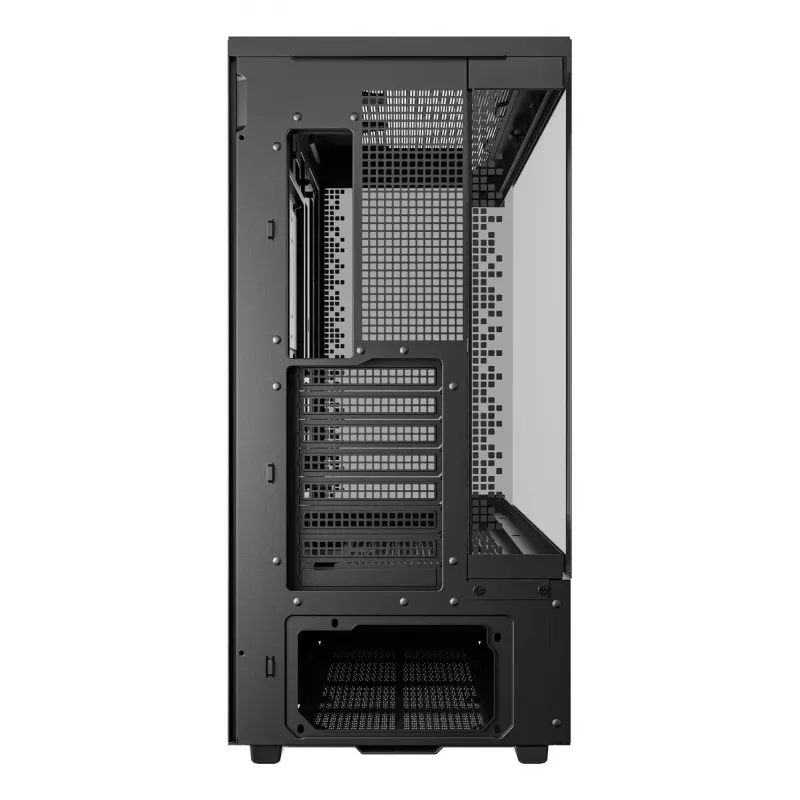DeepCool CH690 Digital R-CH690-BKNNA0D-G-1 caja de PC Mid Tower, ATX/micro-ATX/Mini-ITX, 2x cristal templado, 1x bahía de 3,5 pulgadas + 3x bahías de 2,5 pulgadas, 8 ranuras de expansión, sin fuente de alimentación, negra