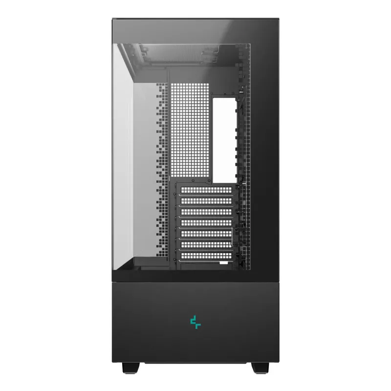 DeepCool CH690 Digital R-CH690-BKNNA0D-G-1 caja de PC Mid Tower, ATX/micro-ATX/Mini-ITX, 2x cristal templado, 1x bahía de 3,5 pulgadas + 3x bahías de 2,5 pulgadas, 8 ranuras de expansión, sin fuente de alimentación, negra