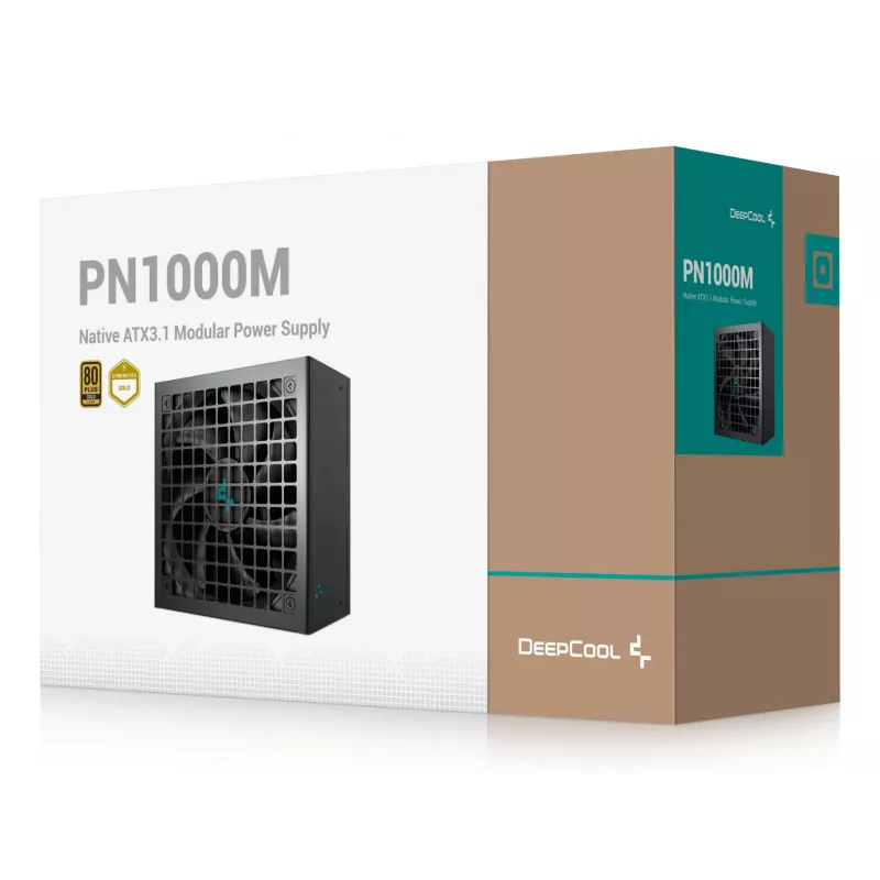 Fuente de alimentación Gamer Storm PN1000M 1000 W 20+4 pin ATX ATX Negro
