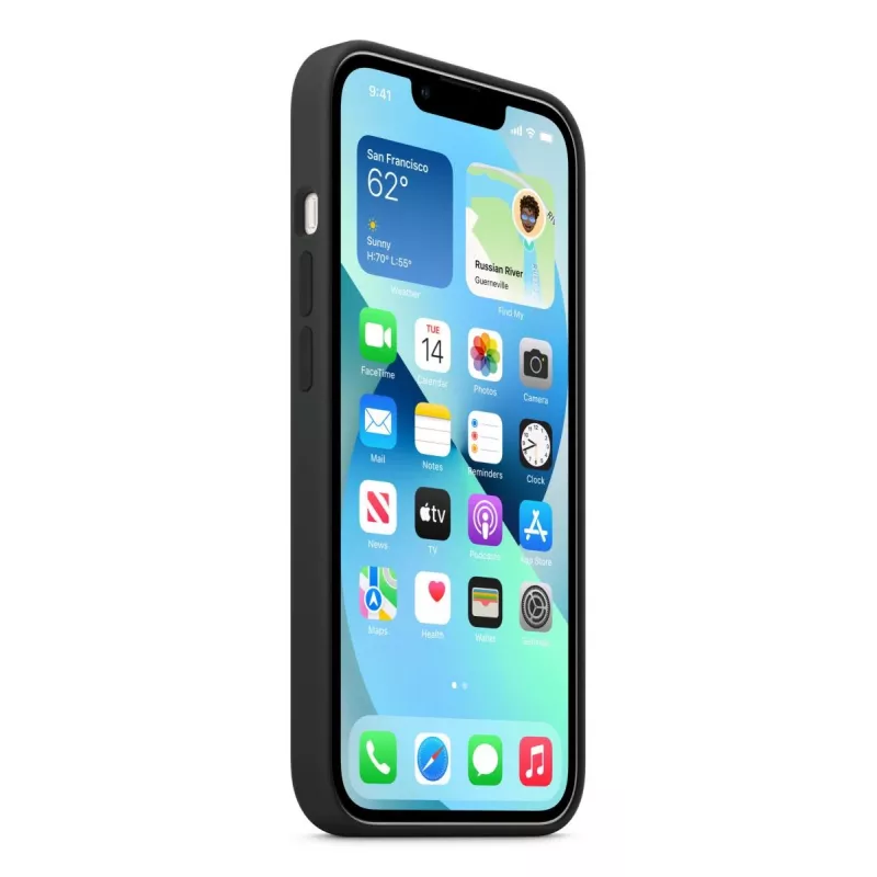 APPLE Funda de silicona para iPhone 13 con MagSafe - Medianoche