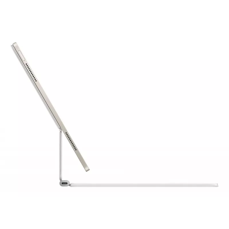 Apple Magic Keyboard QWERTY Sueco Blanco Trackpad iPad Air 13