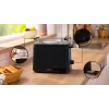 Tostadora Bosch TAT3M123 2 rebanadas, 950 W, negra, control giratorio, descongelar y calentar
