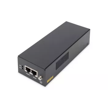 DIGITUS Inyector Gigabit Ethernet PoE++, 802.3bt Pines de alimentación: 4/5(+),7/8(-) y 3/6(+), 1/2(-), 85W
