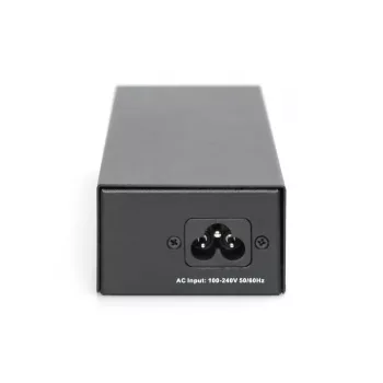 DIGITUS Inyector Gigabit Ethernet PoE++, 802.3bt Pines de alimentación: 4/5(+),7/8(-) y 3/6(+), 1/2(-), 85W