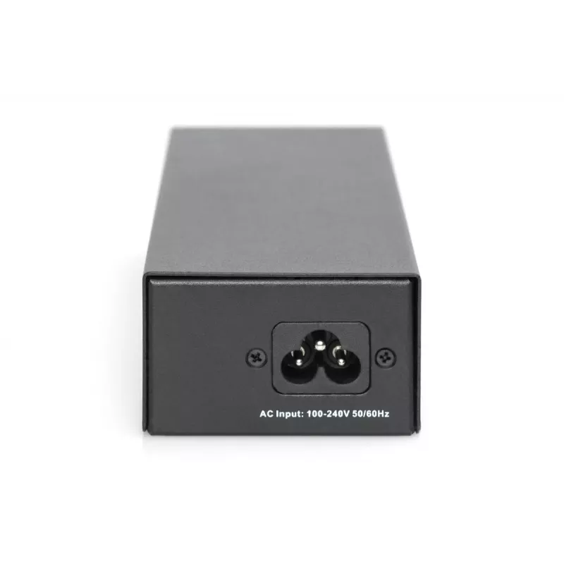 DIGITUS Inyector Gigabit Ethernet PoE++, 802.3bt Pines de alimentación: 4/5(+),7/8(-) y 3/6(+), 1/2(-), 85W