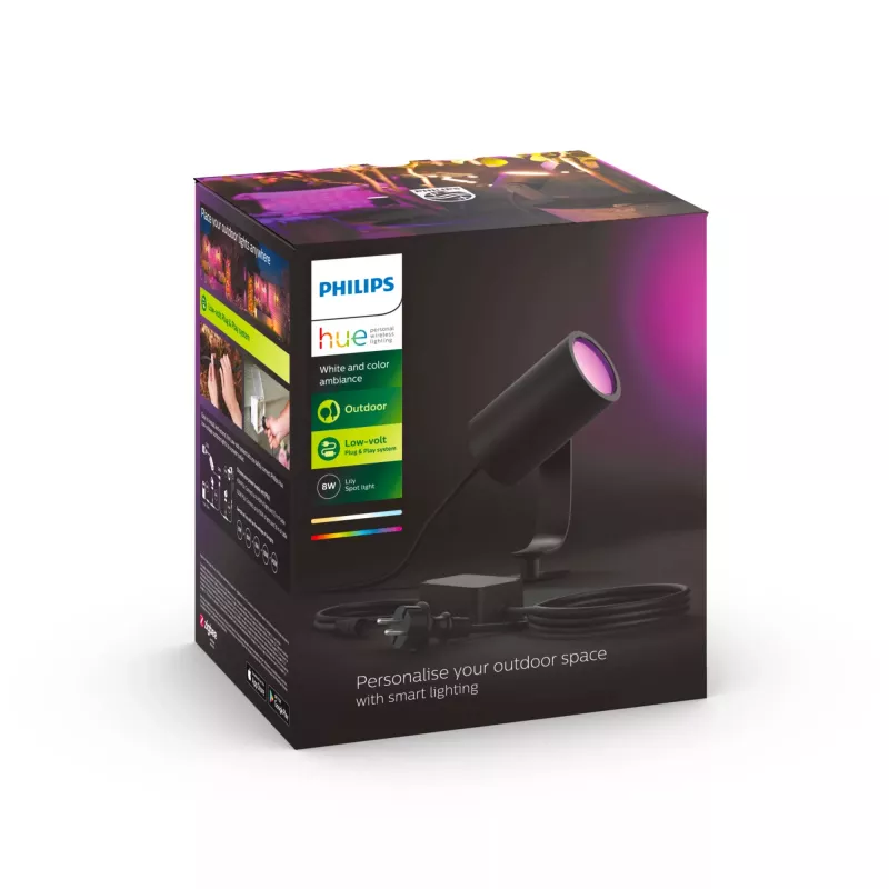 Philips Hue White and Colour Ambience Lily Proyector exterior