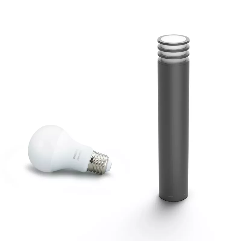 Baliza inteligente Philips Hue White Lucca Poste exterior 1740393P0