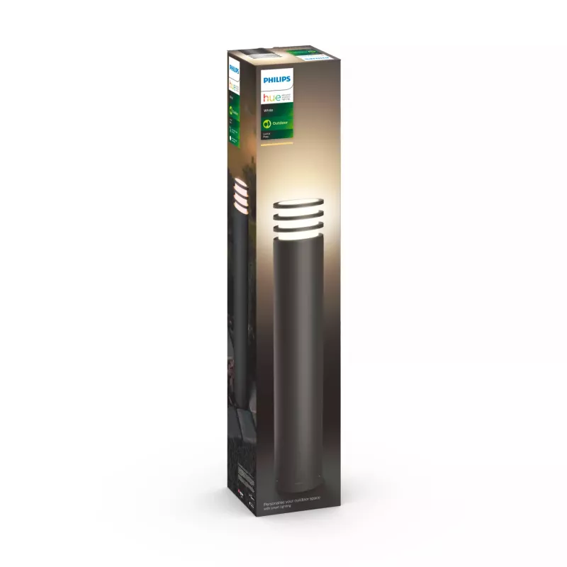 Baliza inteligente Philips Hue White Lucca Poste exterior 1740393P0