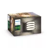 Philips Hue White Lucca Aplique de pared exterior, Lámpara exterior inteligente, Bluetooth/Zigbee, Antracita, LED, Aluminio, E27