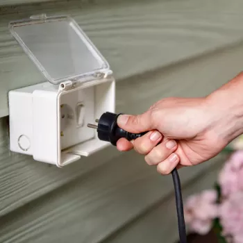 Philips Fuente de alimentación exterior 40W, fuente de alimentación de iluminación, Negro, Plástico, Jardín, Terraza, IP67, II
