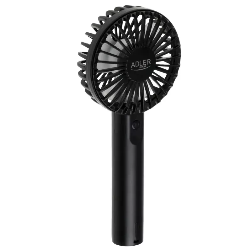 Ventilador de mesa Adler AD 7338 Mini USB — 7 cm de diámetro, 3 velocidades, negro