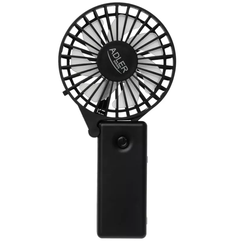 Ventilador de mesa Adler AD 7336 – ventilador mini plegable, 6,5 cm de diámetro, 1 velocidad, negro