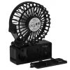 Ventilador de mesa Adler AD 7336 – ventilador mini plegable, 6,5 cm de diámetro, 1 velocidad, negro