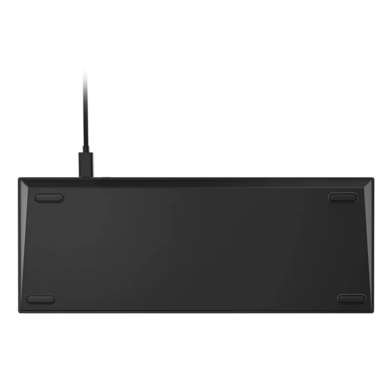 Teclado mecánico gaming Lenovo Legion K510 Mini Pro 75% US-Inglés, 84 teclas, RGB, USB, cable de 1,8 m, negro/transparente