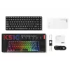 Teclado mecánico gaming Lenovo Legion K510 Mini Pro 75% US-Inglés, 84 teclas, RGB, USB, cable de 1,8 m, negro/transparente