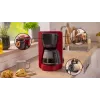 Cafetera de filtro Bosch TKA2M114 — depósito de agua de 1,25 l, 15 tazas, roja