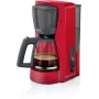 Cafetera de filtro Bosch TKA2M114 — depósito de agua de 1,25 l, 15 tazas, roja