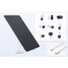 Panel solar Reolink SP3-W 12W 6V USB-C IP65 para exterior, 360° horizontal, 90° vertical, cable de 4 m, tecnopolímero, blanco