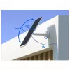 Panel solar Reolink SP3-W 12W 6V USB-C IP65 para exterior, 360° horizontal, 90° vertical, cable de 4 m, tecnopolímero, blanco