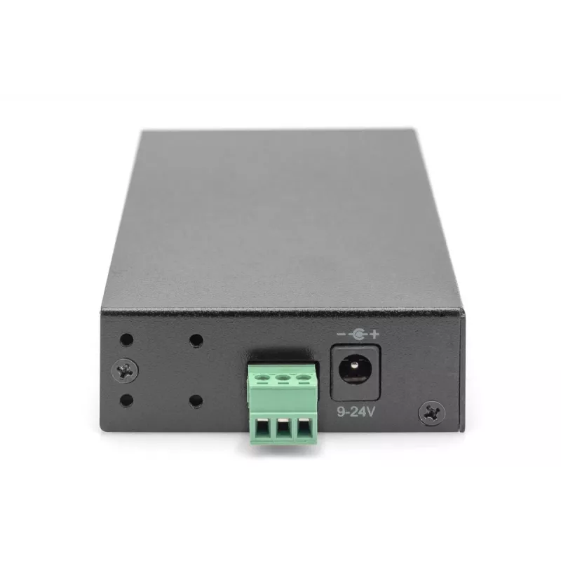 HUB USB 3.0 DIGITUS - 7 puertos - Industrial Metal PSU 15-kV ESD montaje en mesa, pared y carril DIN