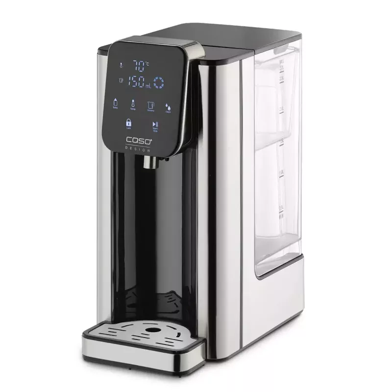 Caso Hot 7 Turbo Dispensador de agua caliente, 2,7 L, 2200-2600 W, negro/acero inoxidable