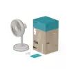 Ventilador de pie Duux Rize Flex 21 cm, 4 velocidades, oscilación, 10 W, greige