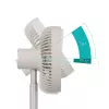 Ventilador de pie Duux Rize Flex 21 cm, 4 velocidades, oscilación, 10 W, greige