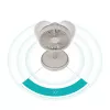 Ventilador de pie Duux Rize Flex 21 cm, 4 velocidades, oscilación, 10 W, greige