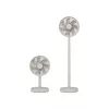 Ventilador de pie Duux Rize Flex 21 cm, 4 velocidades, oscilación, 10 W, greige