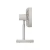 Ventilador de pie Duux Rize Flex 21 cm, 4 velocidades, oscilación, 10 W, greige