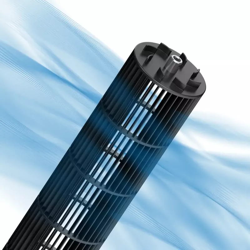 Ventilador de torre Duux Elevate DXTF02 — 29 cm de diámetro, 12 velocidades, oscilación, 4–40 W, blanco