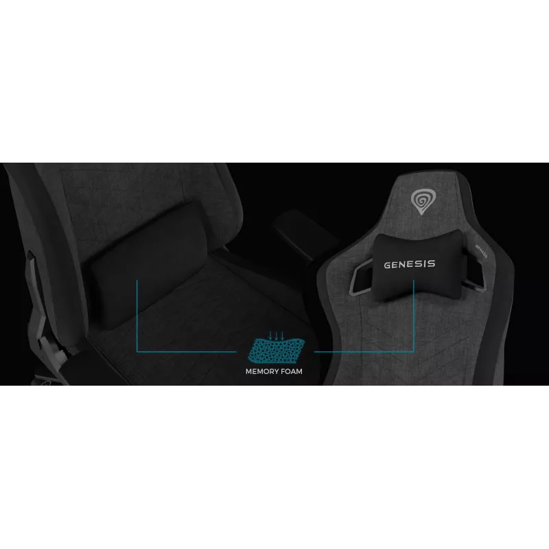 Silla gaming para PC GENESIS NITRO 660 peso máximo de usuario 150 kg asiento acolchado