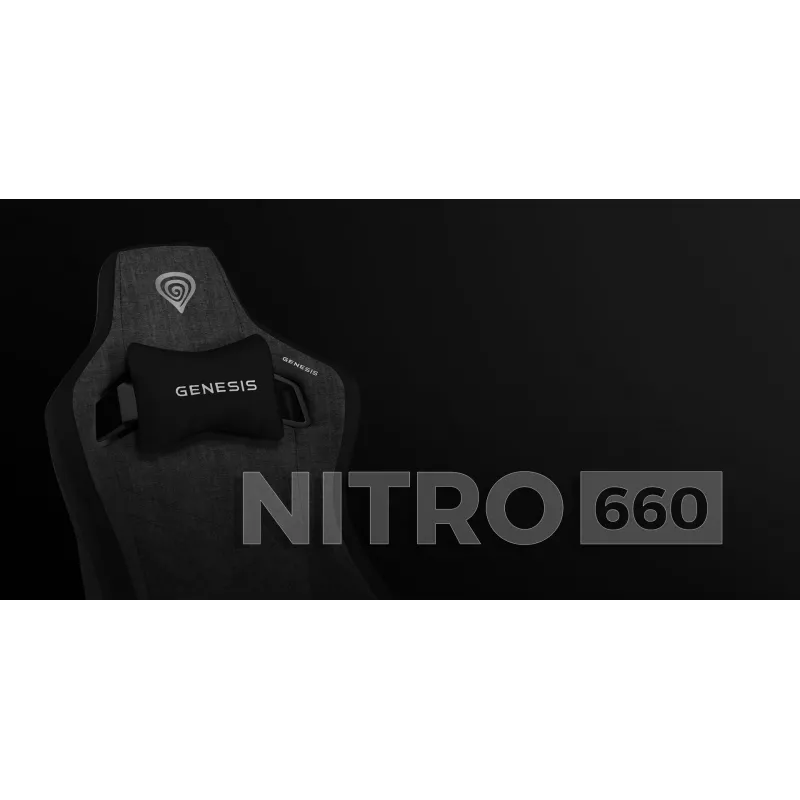 Silla gaming para PC GENESIS NITRO 660 peso máximo de usuario 150 kg asiento acolchado