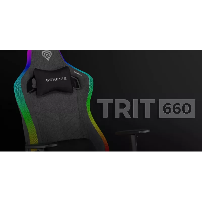 Silla gaming para PC GENESIS TRIT 660 asiento acolchado peso máx. 150 kg