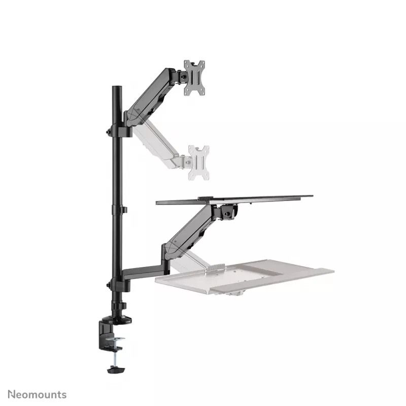Estación de trabajo de pie para escritorio Neomounts DS90-325BL1 9 kg ajuste de altura