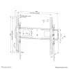 Soporte de pared para TV de alta carga Neomounts 125 kg 43-98