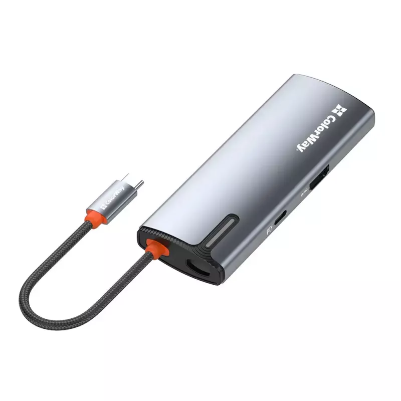 Docking station ColorWay CW-HUB01 5 en 1 USB-C con HDMI y Ethernet