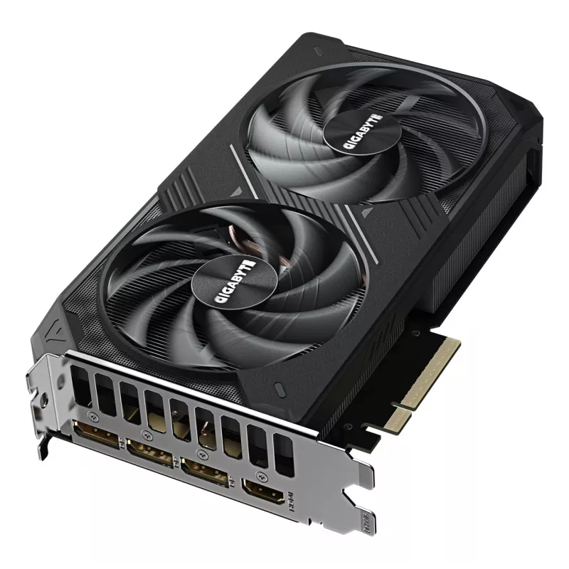 Tarjeta gráfica GIGABYTE GeForce RTX 5060 Ti WINDFORCE OC 16G – 16 GB GDDR7, 128 bits, PCI-E 5.0, 2587 MHz de frecuencia de núcleo, 3 x DisplayPort, 1 x HDMI, GV-N506TWF2OC-16GD