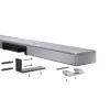 Sharp HT-SBW53121(SL) 3.1.2 Dolby Atmos/DTS:X barra de sonido con subwoofer inalámbrico, 550 W, Bluetooth, plateada