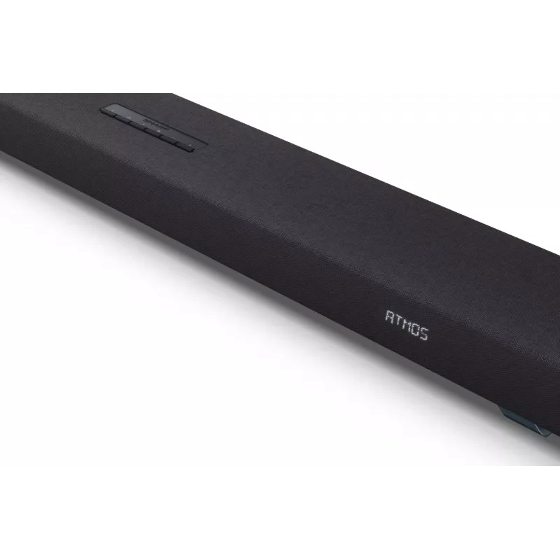 Sharp HT-SBW55121(BK) 5.1.2 Dolby Atmos/DTS:X barra de sonido con subwoofer inalámbrico, 650 W, Bluetooth, negra